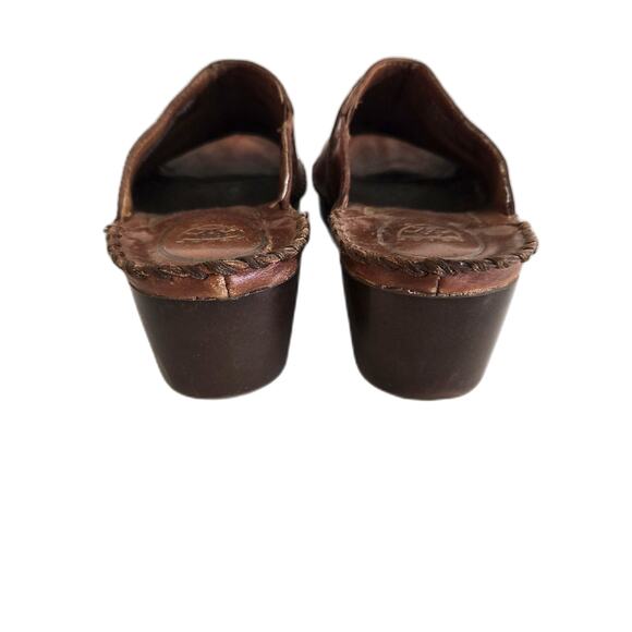 Ariat Brown Leather Slip-On Sandal Clogs – Open Toe – Size 7 - Picture 5 of 13